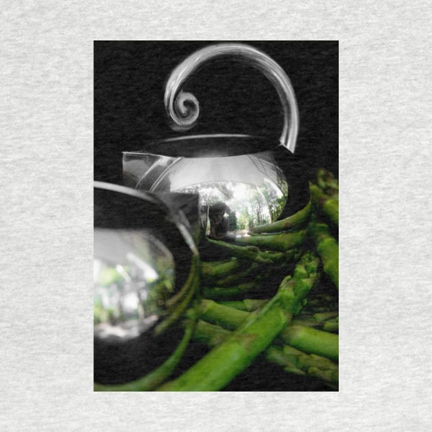 Still life with asparagus by micklyn